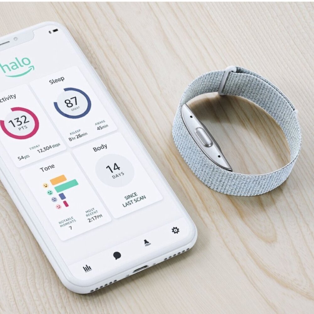 Amazon Halo Health Fitness tracker silver M - Picture 2 of 10